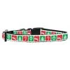 Mirage Pet Products 25-23 CT Timeless Christmas Nylon Ribbon Collar Cat Safety