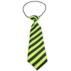 Mirage Pet Products 46-24 Big Dog Neck Tie Striped Lime