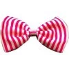 Mirage Pet Products 48-18 Dog Bow Tie Stripes Pink