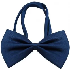 Mirage Pet Products48-35 NV Plain Navy Blue Bow Tie