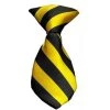 Unconditional Love Dog Neck Tie Striped Yellow