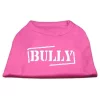 Mirage Pet Products 51-22 MDBPK Bully Screen Printed Shirt Bright Pink Med - 12
