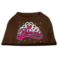Mirage Pet Products 51-47 XSBR Im a Princess Screen Print Shirts Brown XS - 8