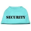 Mirage Pet Products 51-48 XSAQ Security Screen Print Shirts Aqua with black text XS - 8