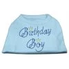 Mirage Pet Products 52-10 SMBBL Birthday Boy Rhinestone Shirts Baby Blue S - 10