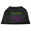 Mirage Pet Products 52-47 XXLBK Mardi Gras Rhinestud Shirt Black XXL - 18