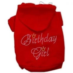 Mirage Pet Products 54-11 XSRD Birthday Girl Hoodies Red XS - 8