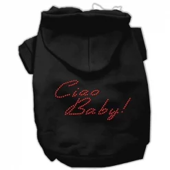 Mirage Pet Products 54-20 XSBK Ciao Baby Hoodies Black XS - 8
