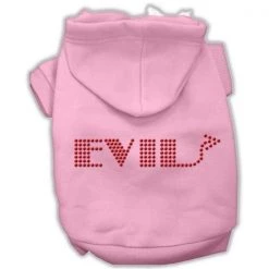 Mirage Pet Products 54-28 XSPK Evil Hoodies Pink XS - 8