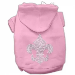 Unconditional Love Fleur de lis Hoodies Pink XXXL- 20