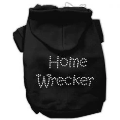 Mirage Pet Products 54-38 XXLBK Home Wrecker Hoodies Black XXL - 18