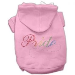 Mirage Pet Products 54-65 XLPK Rainbow Colored Pride Hoodies Pink XL - 16