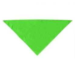 Unconditional Love Plain Bandana Lime Green Large