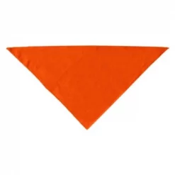 Mirage Pet Products 66-00 LGOR Plain Bandana Orange Large