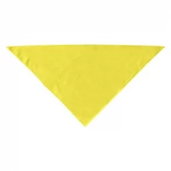Unconditional Love Plain Bandana Yellow Large