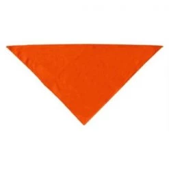 Unconditional Love Plain Bandana Orange Small