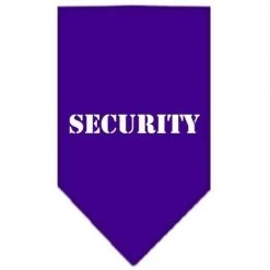 Mirage Pet Products 66-70 LGPR Security Screen Print Bandana Purple Large