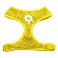 Mirage Pet Products 70-09 SMYW Daisy Design Soft Mesh Harnesses Yellow Small