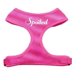 Mirage Pet Products 70-25 SMPK Spoiled Design Soft Mesh Harnesses Pink Small