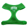 Mirage Pet Products 70-47 XLEG Irish Arch Screen Print Soft Mesh Harness Emerald Green Extra Large