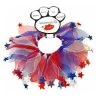 Mirage Pet Products 76-07 Sm Red White and Blue Star Smoochers Small RWB