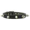 Mirage Pet Products 82-05 12BK Spike Leather Black 12