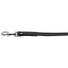 Mirage Pet Products 82-13 3804BK Plain Leather Leash Black .38in wide 4ft long