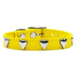 Mirage Pet Products 83-15 12YW Heart Leather Yellow 12