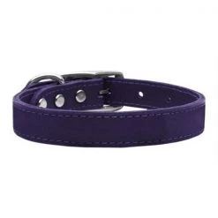 Mirage Pet Products 83-25 18Pr Plain Leather Collars Purple 18