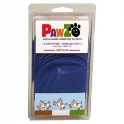 Pawz Dog Boots 8-97515-00104-8 12 Count Medium Blue