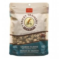 Cloud Star Cloudstar 693804143006 Cloudstar Dog Tricky Trainer Crunch Salmon 8Oz