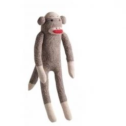 Fly Free Zone,Inc. Sock Pals Monkey 10 inch