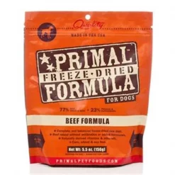 Primal Pet Foods 850334004317 Freeze Dried 5.5 oz Nugget Dog Beef