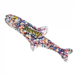 Duckyworld Yeowww Duckyworld-Yeowww 812402000126 Pollock Fish Catnip Toy - 11 in.