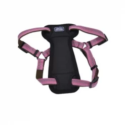 Coastal Pet Products 76484369513 K9 Explorer 1 in. Padded Harness Rosebud; Pink - 20 - 30 in.