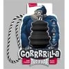 Multipet 784369611366 3.5 in. Gorrrrilla with Rope; Black