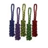 Multipet 784369295160 16 in. Nuts for Knots Rope Tug with Braided Stick Toys; Assorted