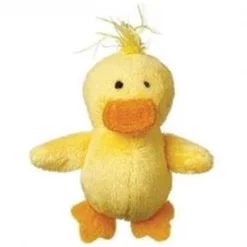 Multipet 784369364781 1.25 in. Look Whos Talking for Cats - Duck Toys