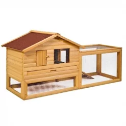 Onlinegymshop CB16185 62 in. Chicken Coop House Wooden Rabbit Hutch Bunny Hen Pet Animal Run