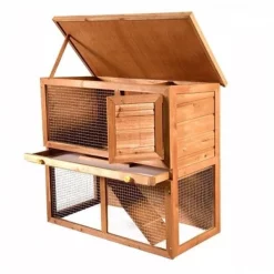 Onlinegymshop CB16189 35 in. Wooden Chicken Coop Hen House Rabbit Wood Hutch Poultry Cage Waterproof