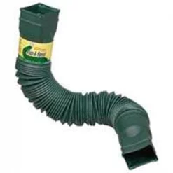Amerimax 85011 Flexible Downspout Extension; Green