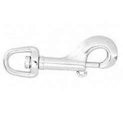 Campbell Chain T7615012 Bolt Snap; 0.50 in. - Nickel Finish
