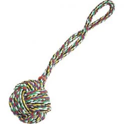 Zanies ZW848 17 Monkeys Fist Knot Rope 17 In Multi-Color