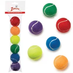 Zanies ZA7661 06 Puppy Pride Mini Tennis Ball 6Pk