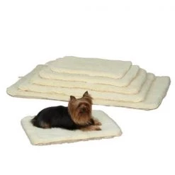 Slumber Pet ZA427 23 55 Dbl Sided Sherpa Mat Sm Natural