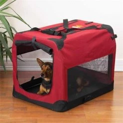 Pet Pals ZA411 28 Guardian Gear Soft Crate Sm Brick Red S