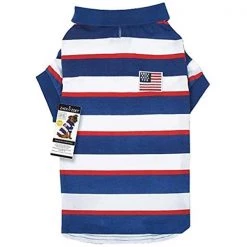 Ikaria UM5784 16 SPF40 Patriotic Pooch Polo Shirt - Medium