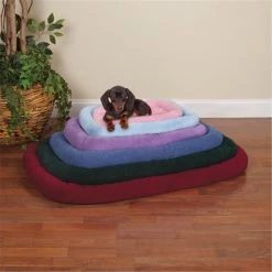 Pet Pals ZW260 48 76 Sherpa Crate Bed 47.75 x 29.75 In Baby Pink Q