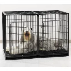 Pet Pals ZW52052 Modular Cage Base X-Tall with Plastic Tray S
