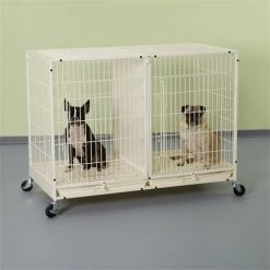 Pet Pals ZW5312 11 PS Color Modular Cage X-Tall with Plstic Try Ivory S